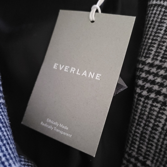 Everlane The Oversized Blazer - Glen Plaid - Picture 6 of 8